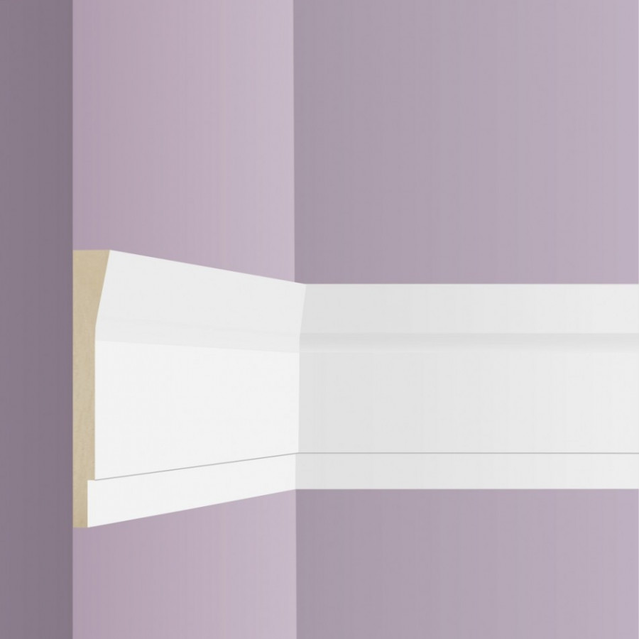 Плинтус ЛДФ под покраску Ultrawood Base 009 i Плинтус ЛДФ под покраску Ultrawood Base 009 i