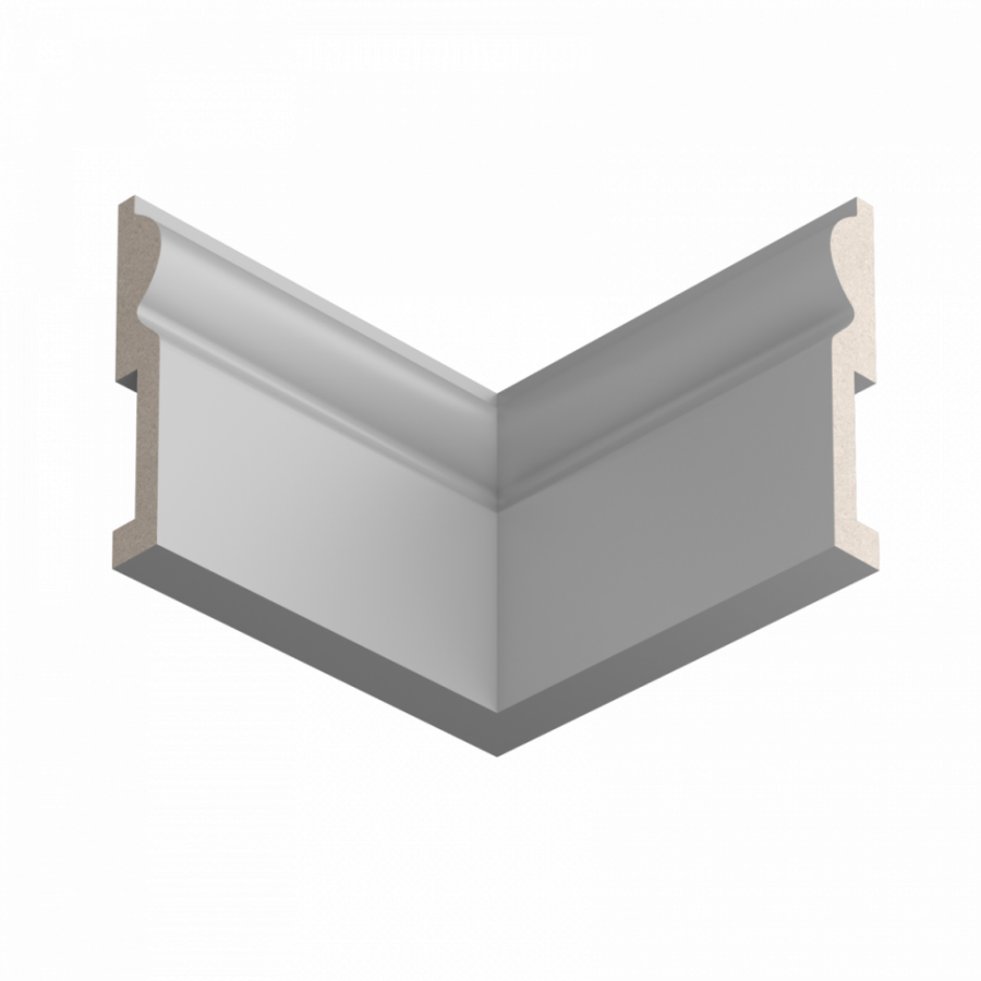 Плинтус ЛДФ под покраску Ultrawood Base 018 Плинтус ЛДФ под покраску Ultrawood Base 018