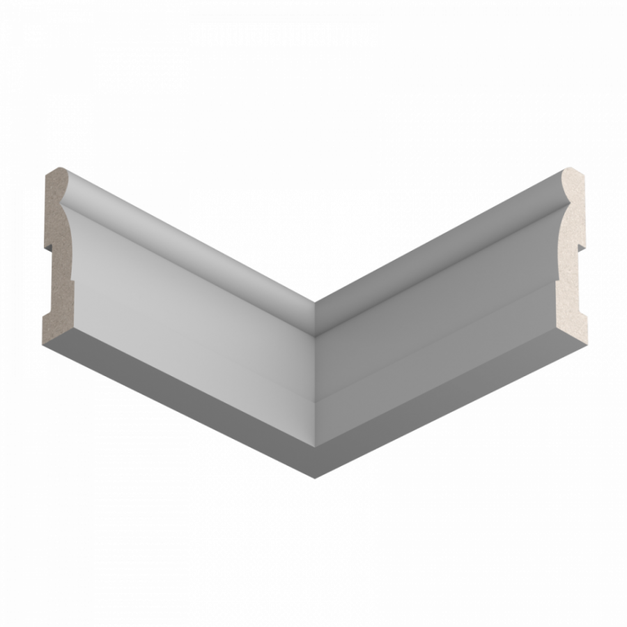 Плинтус ЛДФ под покраску Ultrawood Base 020