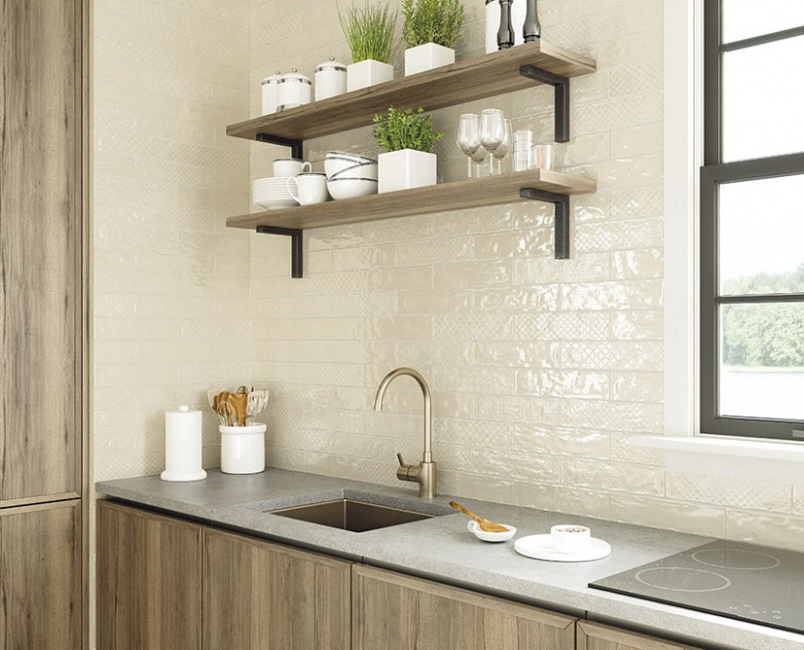 Настенная плитка El Barco MUSIC BONE (12 видов рельефов) 7.5×30