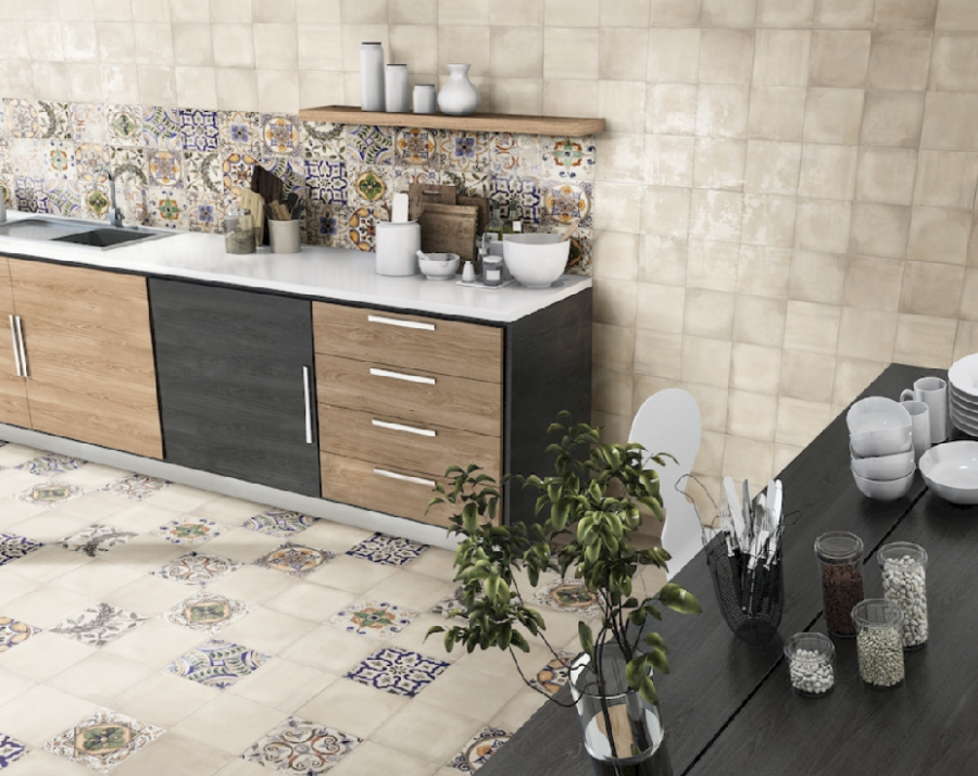 Керамическая плитка MAIOLICA BIANCO 20×20