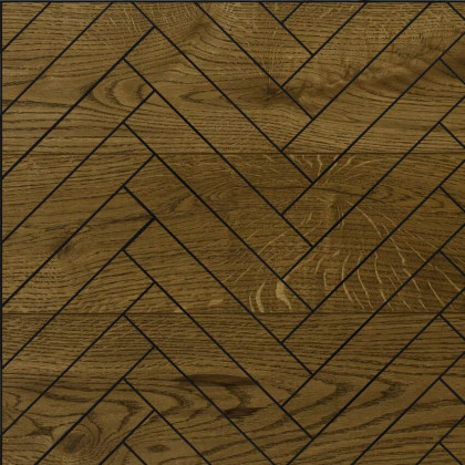 Инженерная доска Hajnowka Дуб Antique Английская Елка Рустик