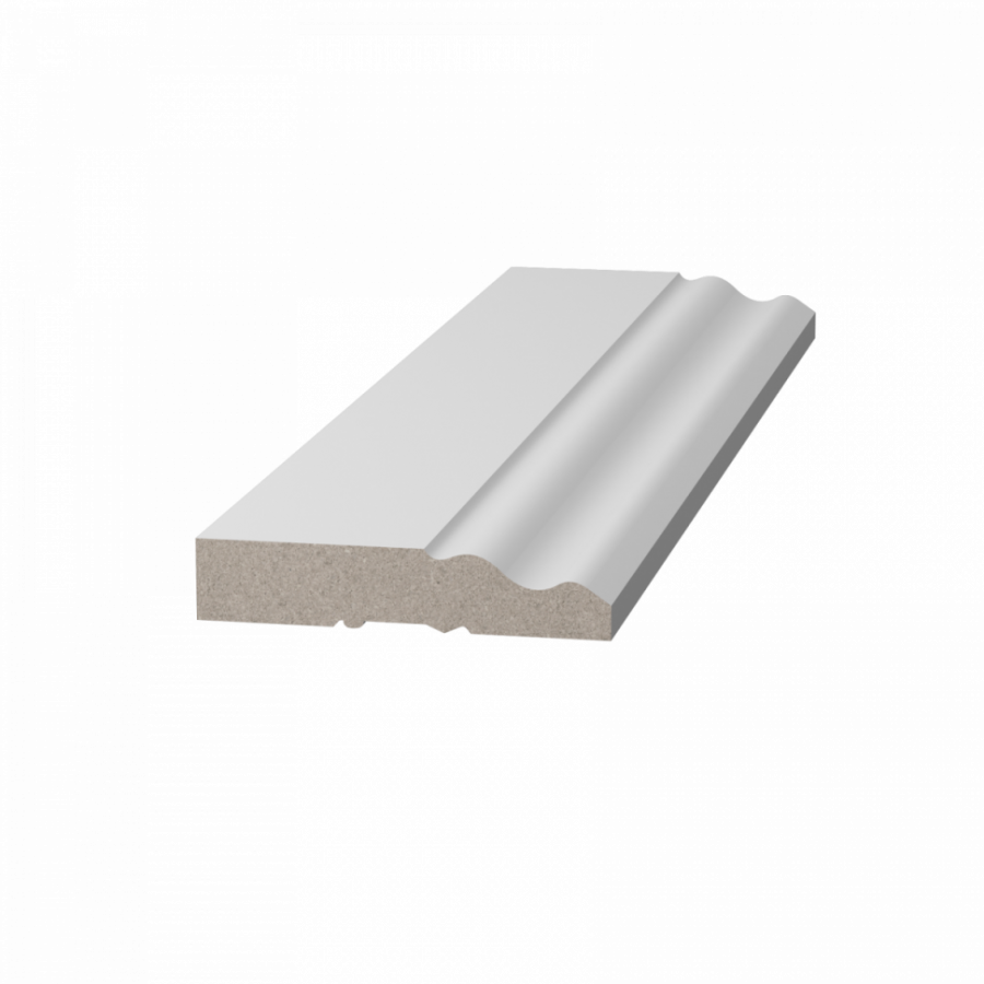 Плинтус ЛДФ под покраску Ultrawood Base 021