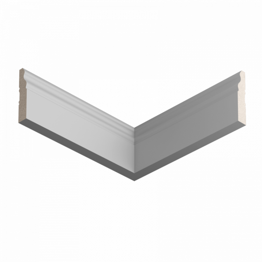 Плинтус ЛДФ под покраску Ultrawood Base 021