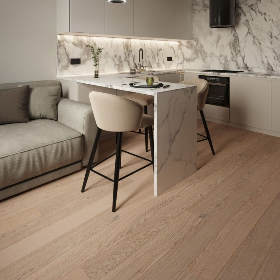 Паркетная доска AlixFloor Дуб Светлый Матовый ALX1021