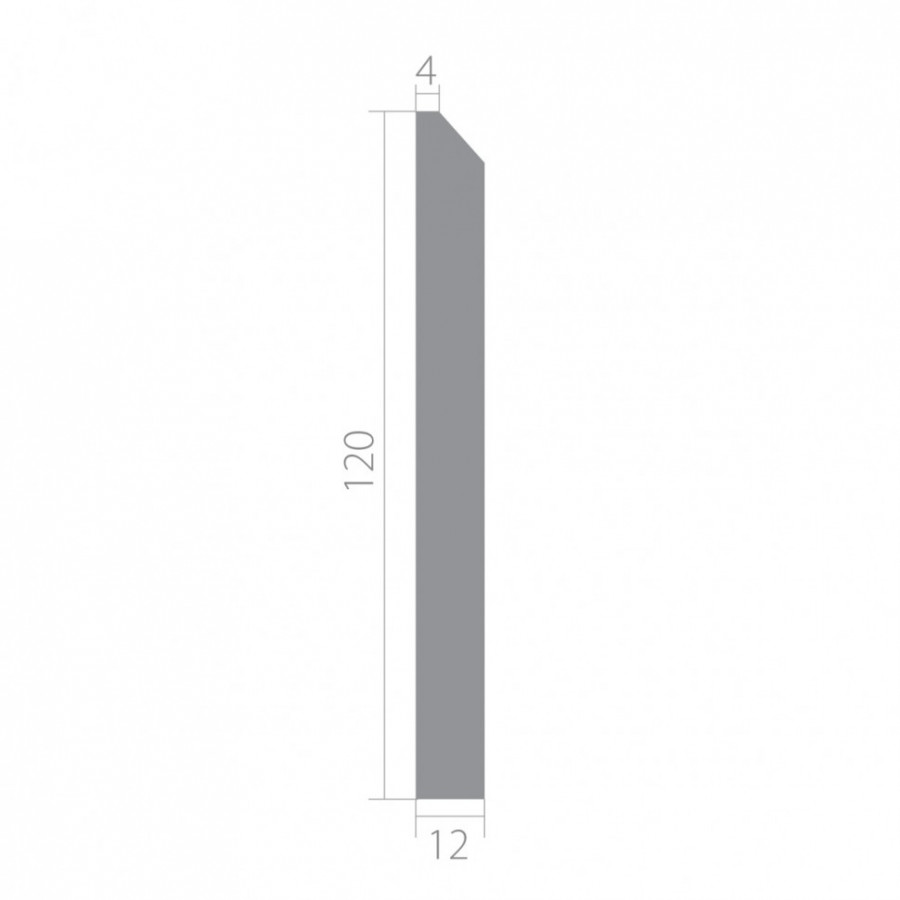 Плинтус ЛДФ под покраску Ultrawood Base 023 i Плинтус ЛДФ под покраску Ultrawood Base 023 i