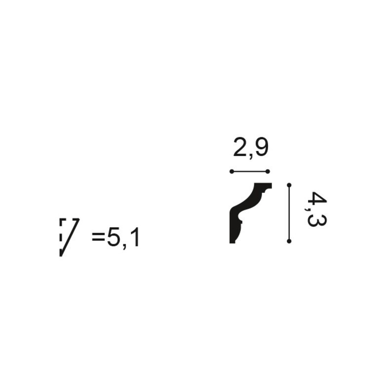 Карниз Orac Decor CX148