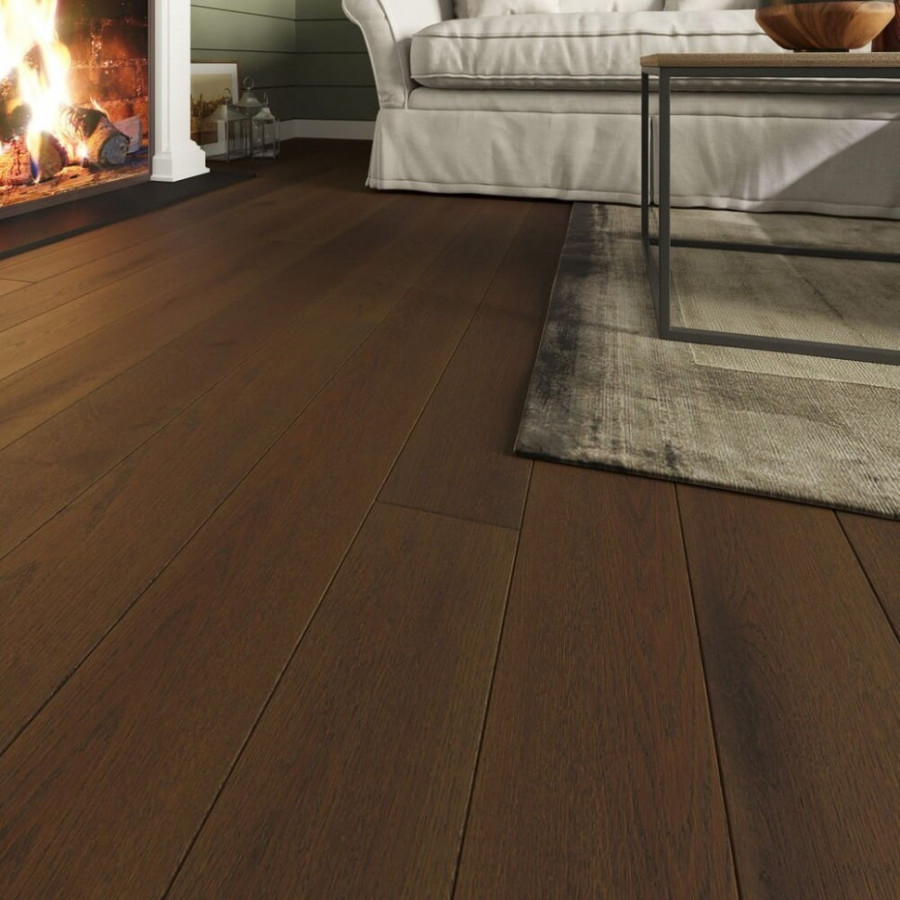 Паркетная доска AlixFloor Дуб Темный Тонированный ALX1013