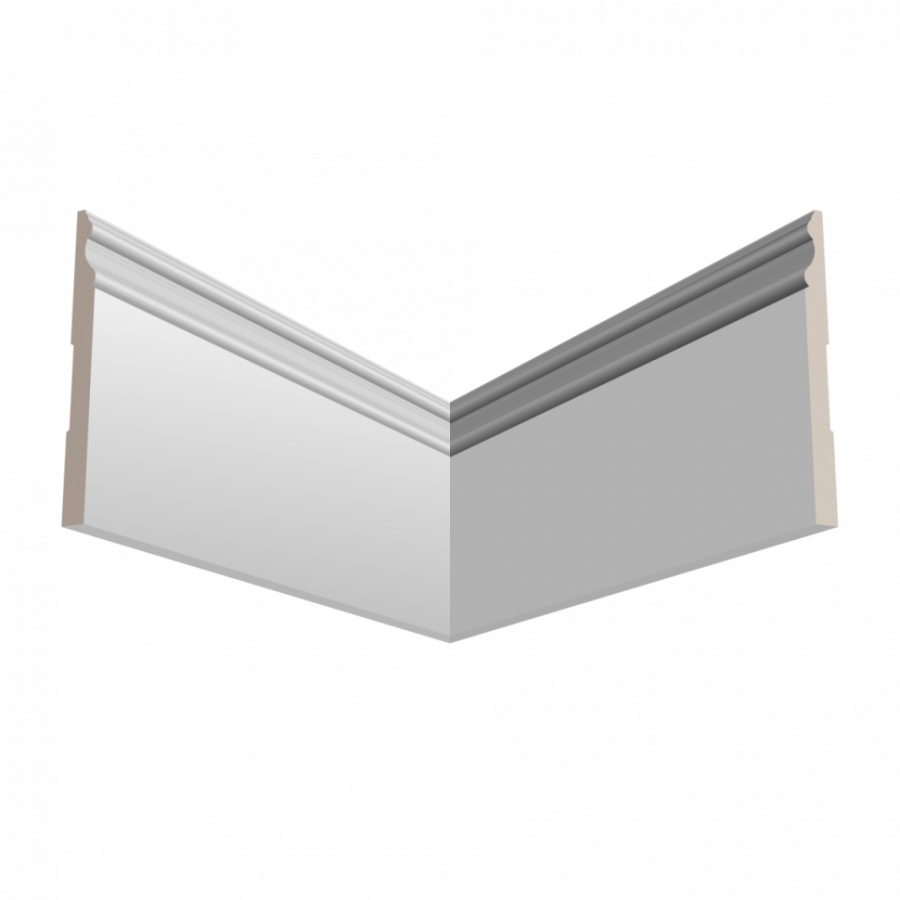 Плинтус ЛДФ под покраску Ultrawood Base 051 i Плинтус ЛДФ под покраску Ultrawood Base 051 i