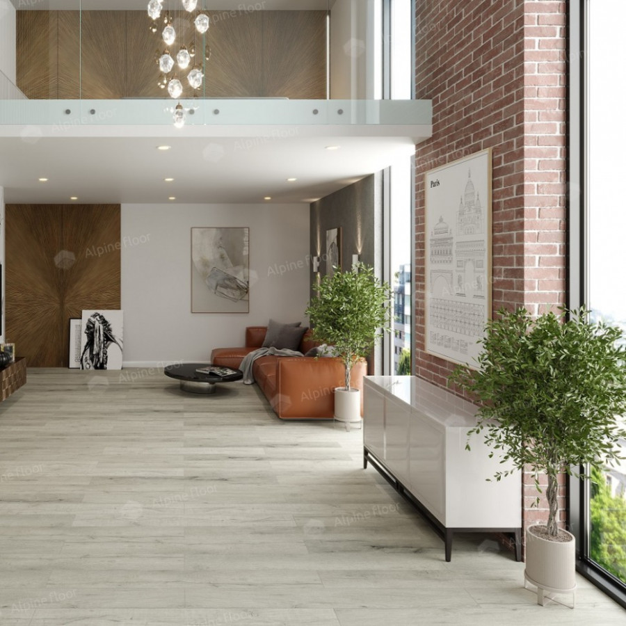 SPC ламинат Alpine Floor Premium XL Дуб Серебряный ECO 7-22 SPC ламинат Alpine Floor Premium XL Дуб Серебряный ECO 7-22