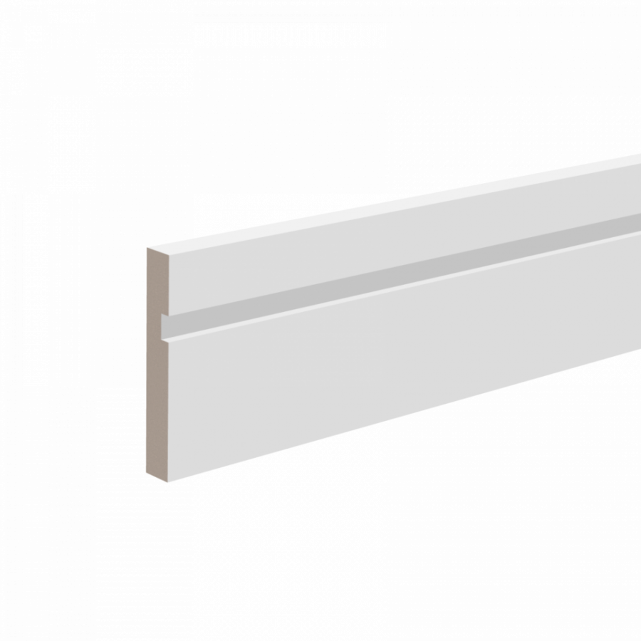 Плинтус ЛДФ под покраску Ultrawood Base 1015 L Плинтус ЛДФ под покраску Ultrawood Base 1015 L