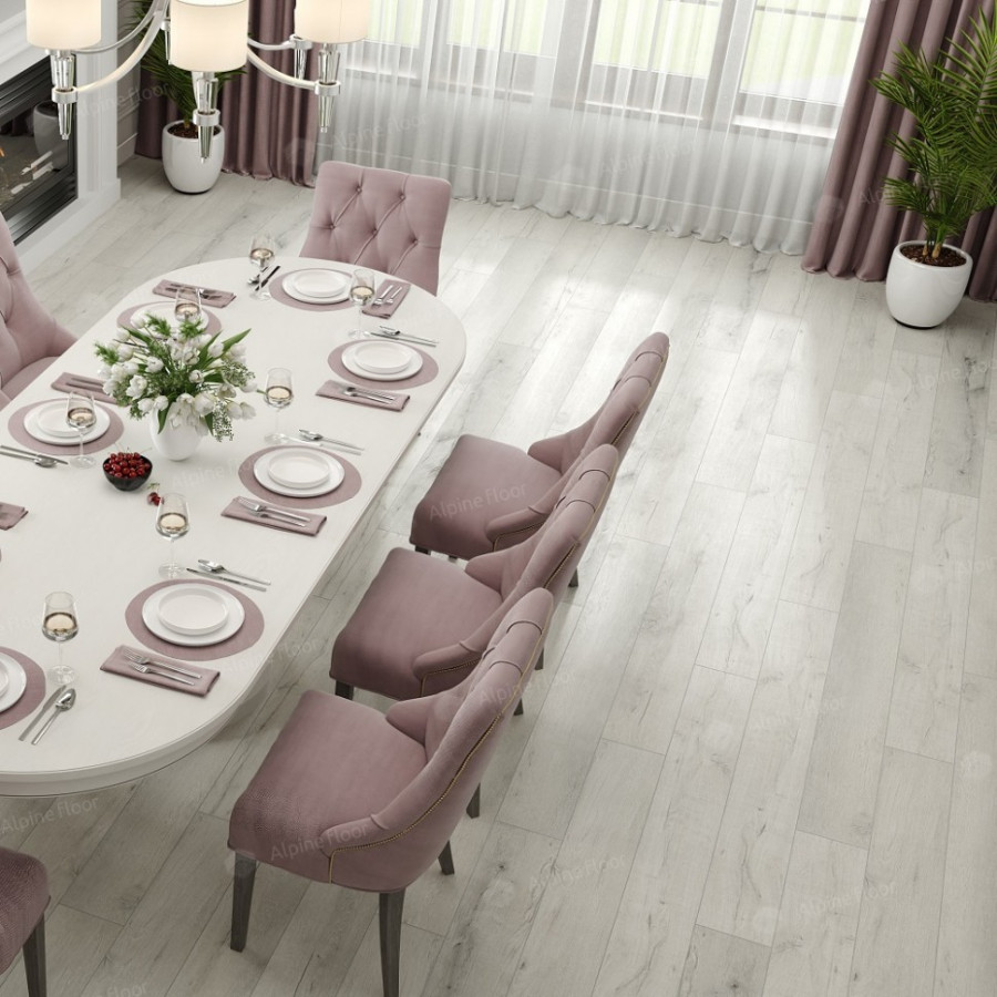 SPC ламинат Alpine Floor Premium XL Дуб Слоновая кость ECO 7-17 SPC ламинат Alpine Floor Premium XL Дуб Слоновая кость ECO 7-17