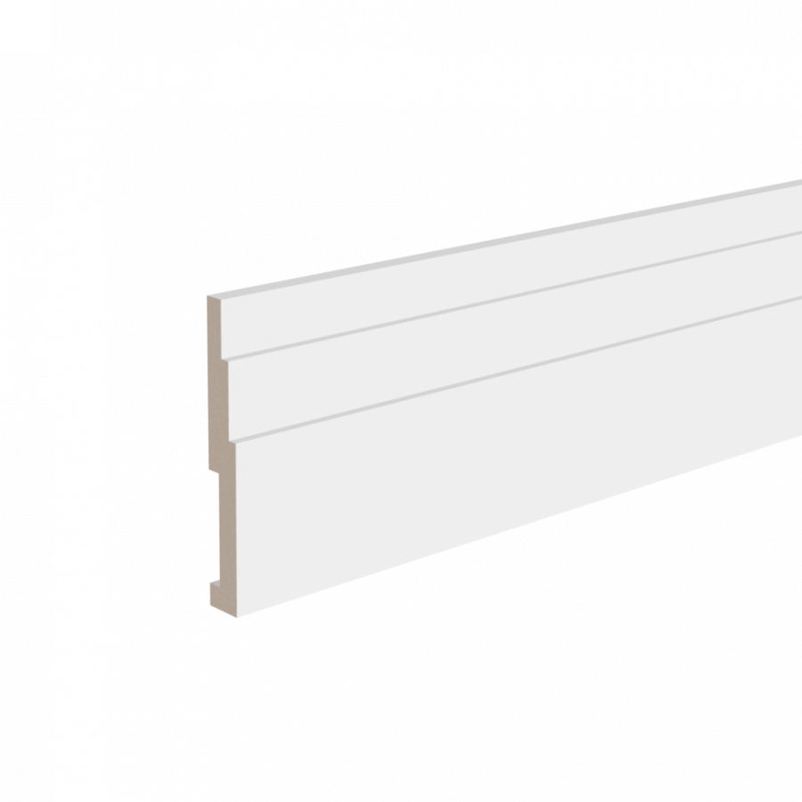 Плинтус ЛДФ под покраску Ultrawood Base 1216 i Плинтус ЛДФ под покраску Ultrawood Base 1216 i