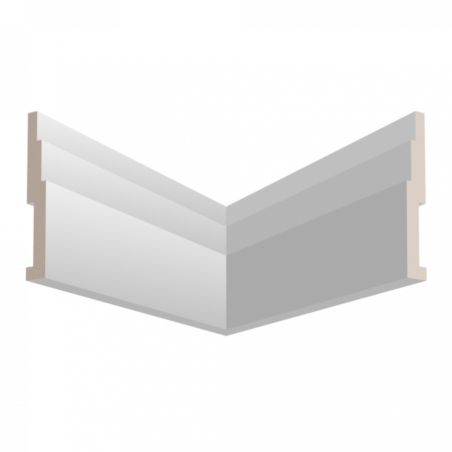 Плинтус ЛДФ под покраску Ultrawood Base 1216 i Плинтус ЛДФ под покраску Ultrawood Base 1216 i