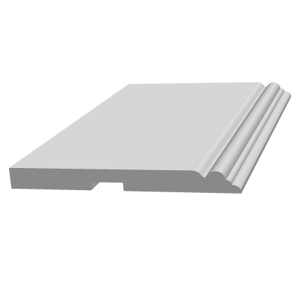 Плинтус ЛДФ под покраску Ultrawood Base 5011 Плинтус ЛДФ под покраску Ultrawood Base 5011