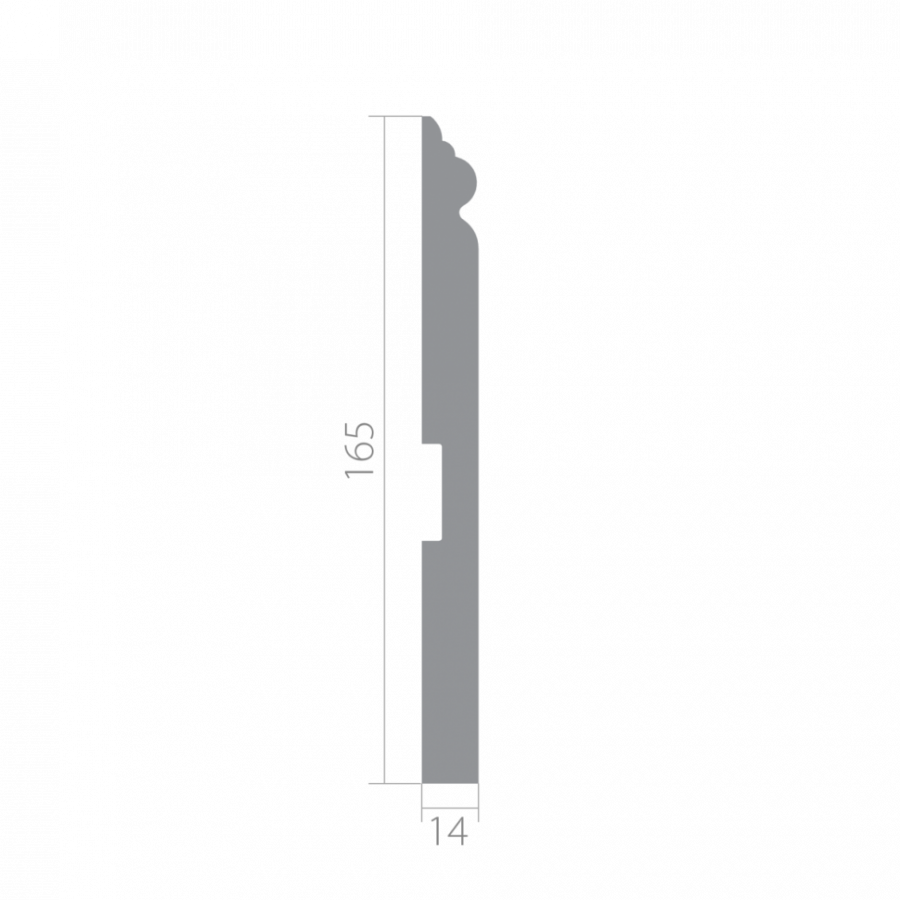 Плинтус ЛДФ под покраску Ultrawood Base 5011 Плинтус ЛДФ под покраску Ultrawood Base 5011