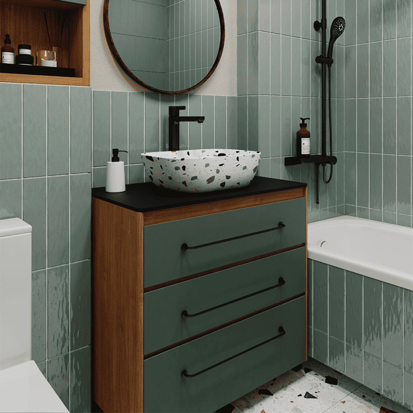 Керамическая плитка Liguria Green 7.5×30