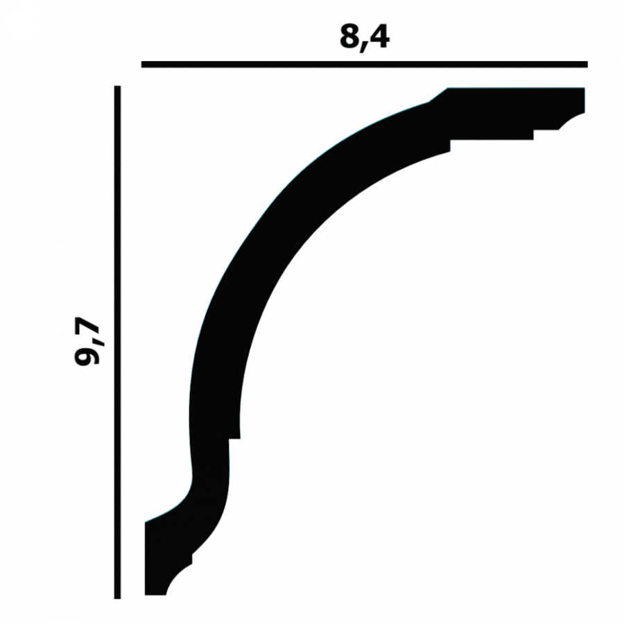 Карниз Перфект Плюс P08