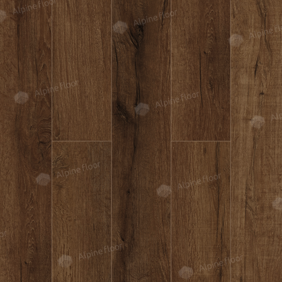 SPC ламинат Alpine Floor Premium XL Дуб Шоколадный ECO 7-18