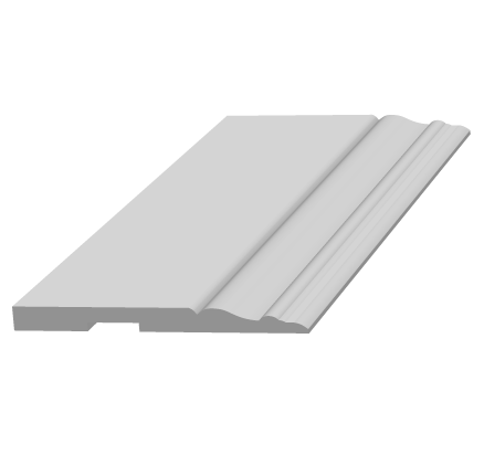 Плинтус ЛДФ под покраску Ultrawood Base 5270 i Плинтус ЛДФ под покраску Ultrawood Base 5270 i