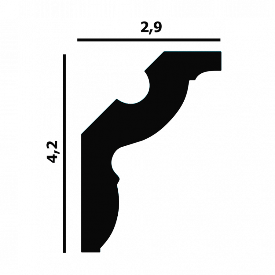 Карниз Перфект Плюс P22