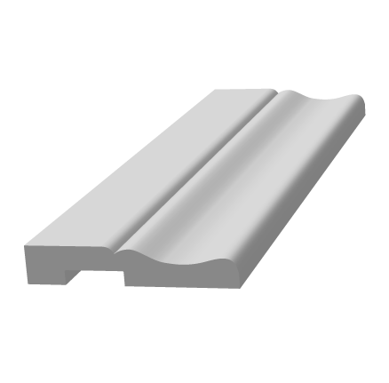 Плинтус ЛДФ под покраску Ultrawood Base 5340 Плинтус ЛДФ под покраску Ultrawood Base 5340