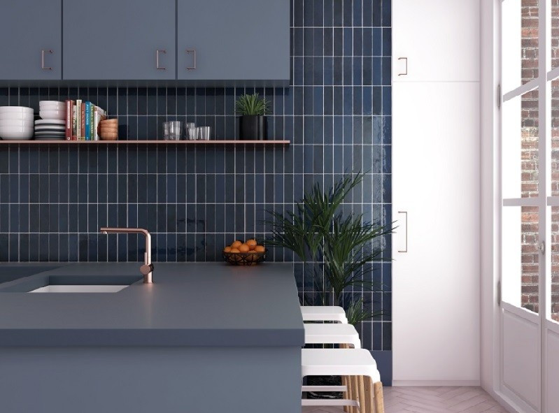 Плитка настенная Equipe 25848 La Riviera Blue Reef 6.5х20