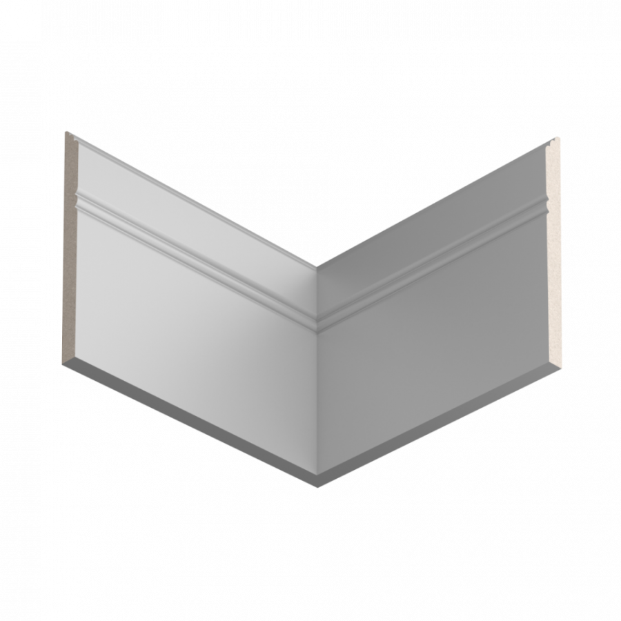 Плинтус ЛДФ под покраску Ultrawood Base 5380 i Плинтус ЛДФ под покраску Ultrawood Base 5380 i