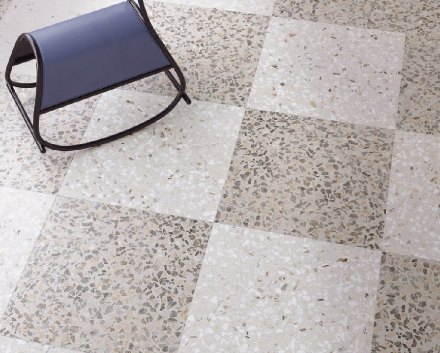 Керамогранит Vitra Terrazzo-X Светлый ЛПР 600×1200