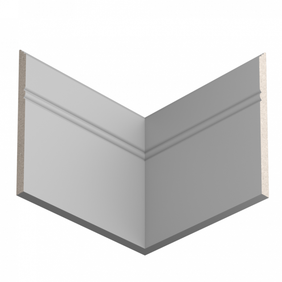 Плинтус ЛДФ под покраску Ultrawood Base 5381 i Плинтус ЛДФ под покраску Ultrawood Base 5381 i