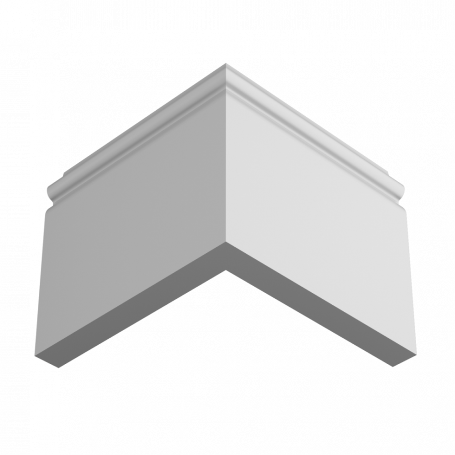 Плинтус ЛДФ под покраску Ultrawood Base 5500 i