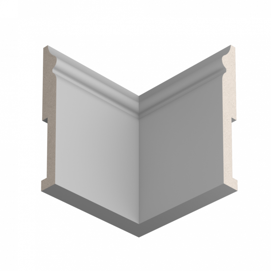 Плинтус ЛДФ под покраску Ultrawood Base 5500 i