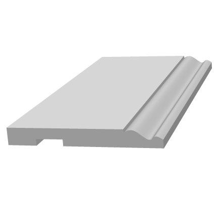 Плинтус ЛДФ под покраску Ultrawood Base 5763 i Плинтус ЛДФ под покраску Ultrawood Base 5763 i