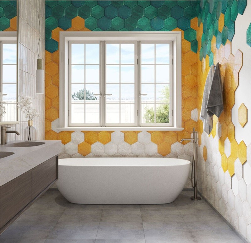 Керамогранит RAIN KAKI HEX 19,8×22,8