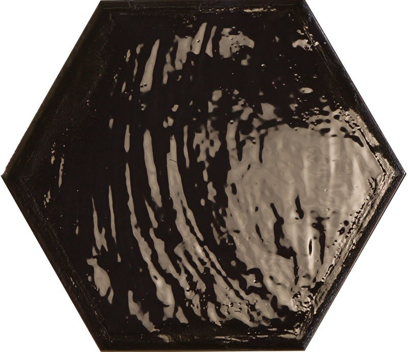 Керамогранит RAIN NERO HEX 19,8*22,8
