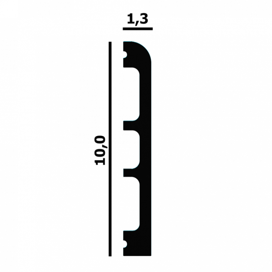 Плинтус напольный Перфект Плюс P69