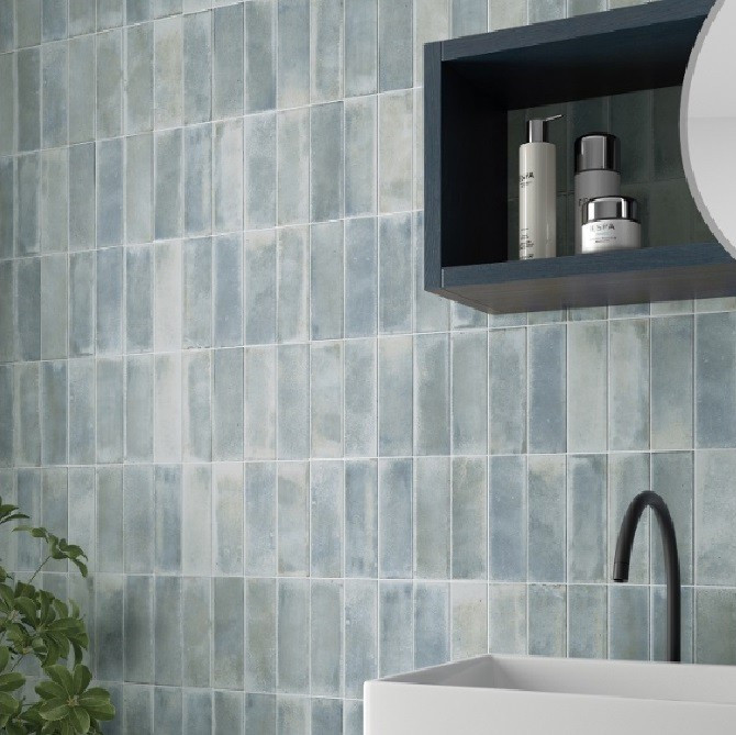 Керамогранит Equipe 30695 Raku Line Sea 6х18.6