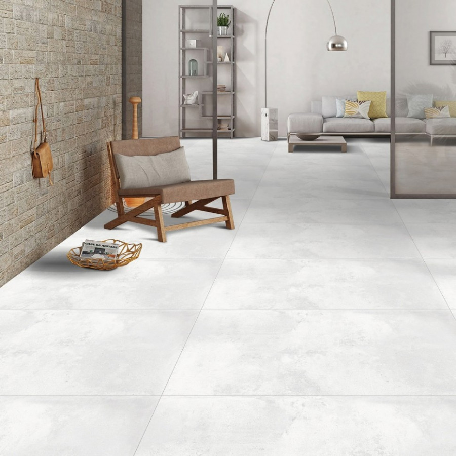 Керамогранит NT Ceramic NTT99604M Сеmento Bianco 600×600