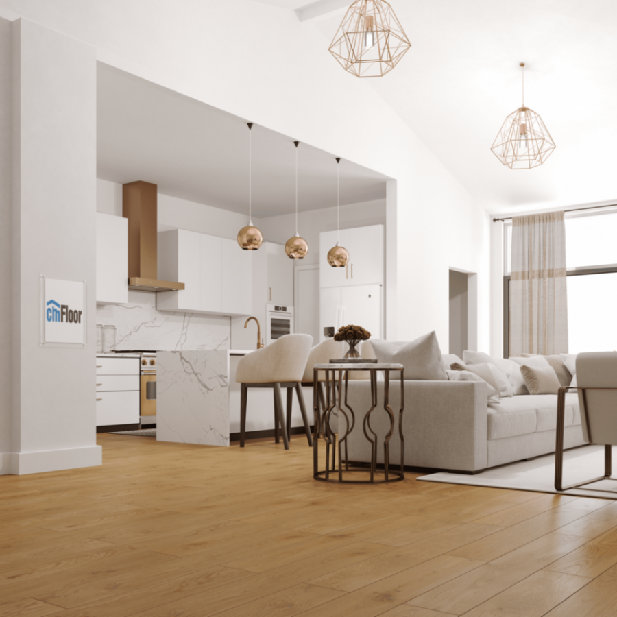 SPC ламинат Cm Floor ScandiWood 03 Дуб Лофт Светлый