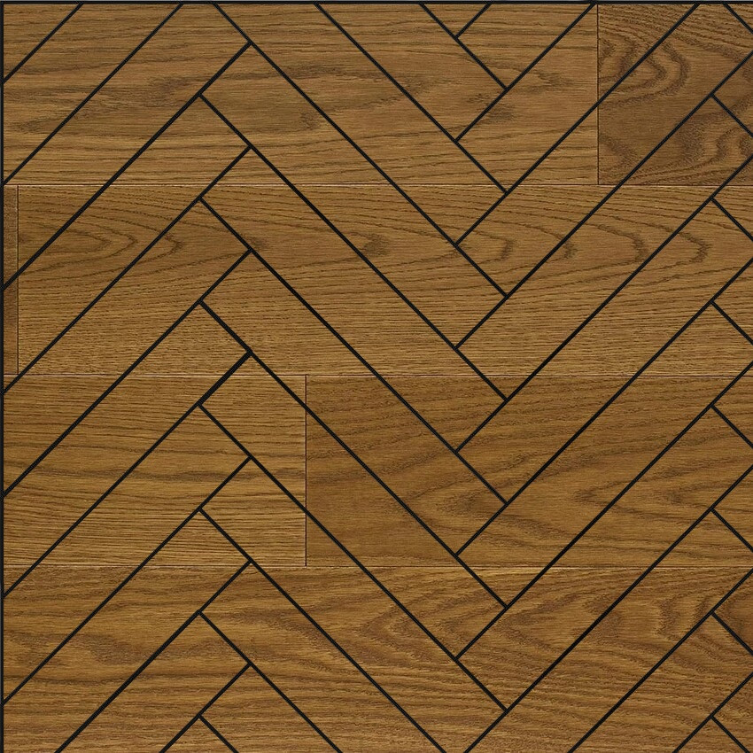 Инженерная доска Hajnowka Дуб Cognac Английская Елка Рустик