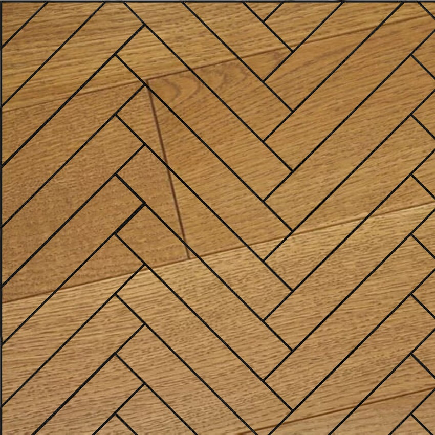 Инженерная доска Hajnowka Дуб Diofa Английская Елка Рустик