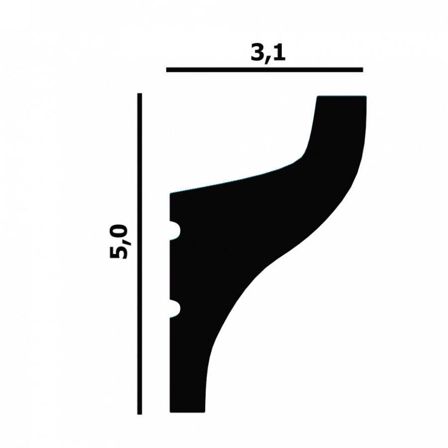Карниз Перфект Плюс P95