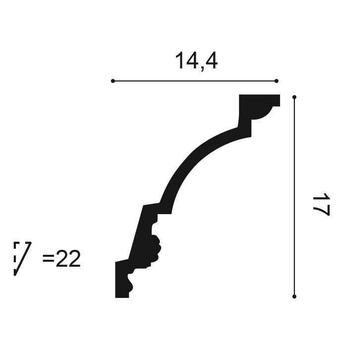 Карниз Orac Decor C301
