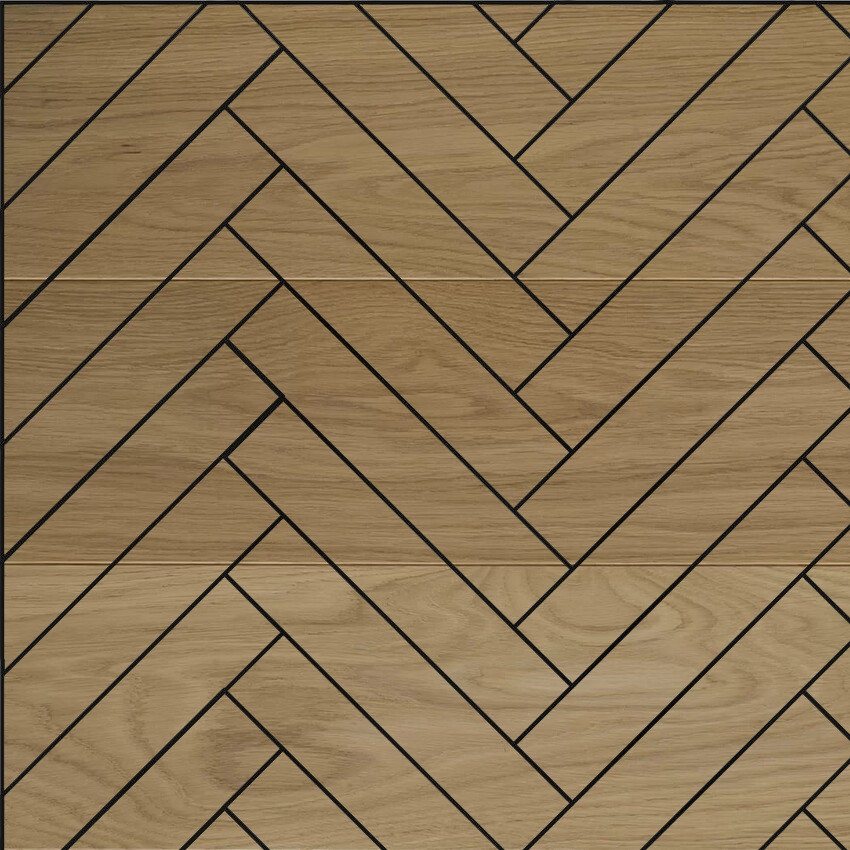 Инженерная доска Hajnowka Дуб Sesame Английская Елка Рустик