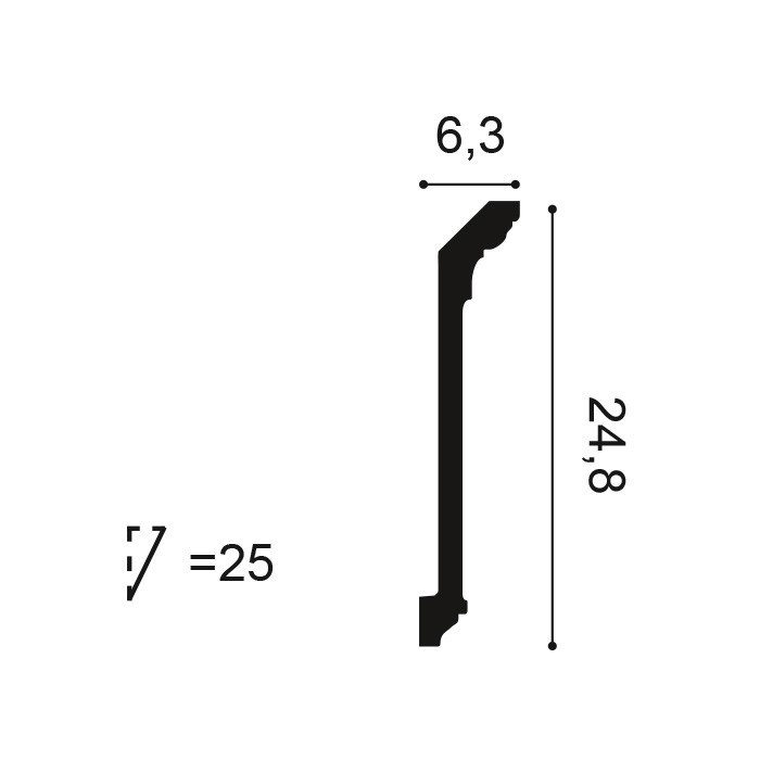 Карниз Orac Decor C308