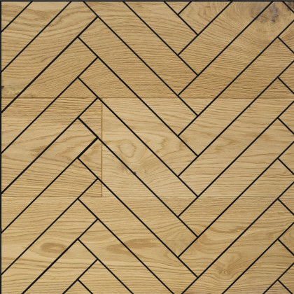 Инженерная доска Hajnowka Дуб Musztuk Английская Елка Рустик