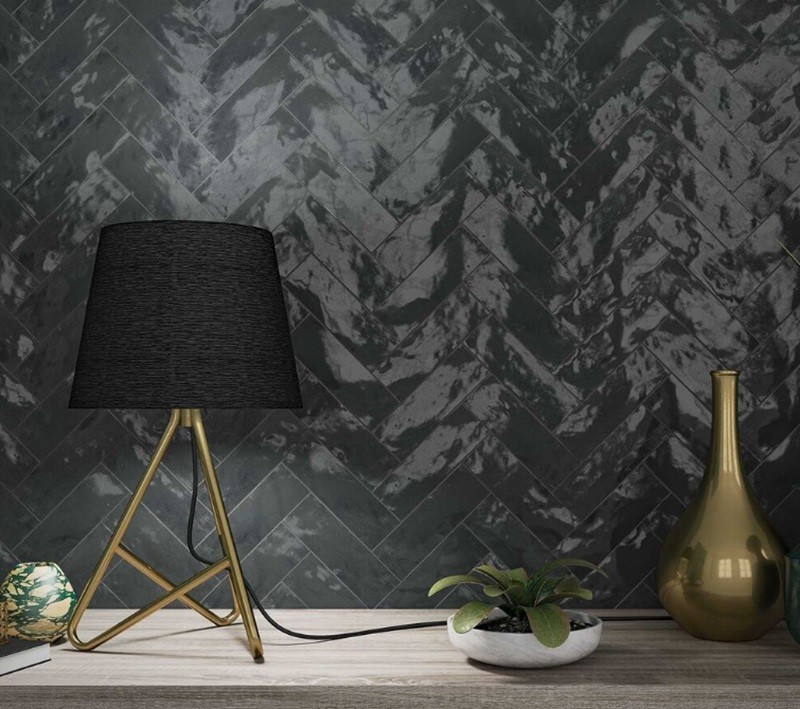 Настенная плитка Safi Graphite 16×5,2