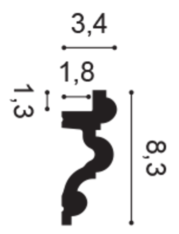 Карниз Orac Decor C324