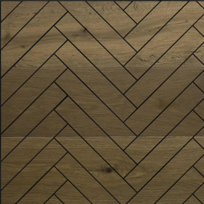 Инженерная доска Hajnowka Дуб Liguria Английская Елка Рустик