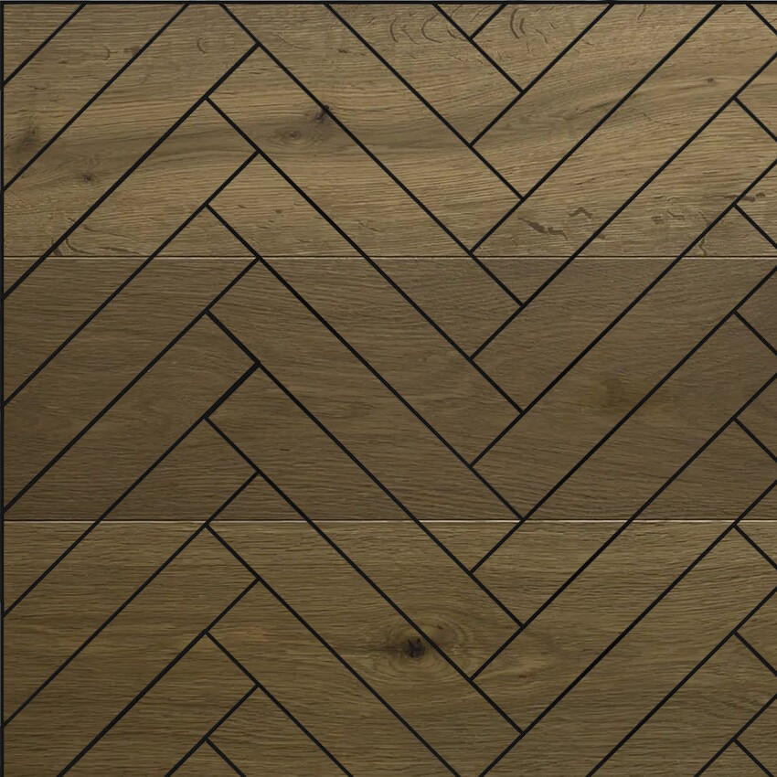 Инженерная доска Hajnowka Дуб Liguria Английская Елка Рустик